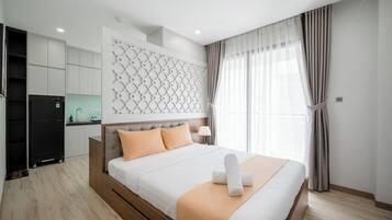 Studio Comfort | Seprai premium, meja kerja, dan Wi-Fi gratis