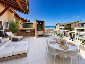 Superior Apartment | Outdoor dining - TERRAMARIS RESORT APARTMENTS (Aquiraz)