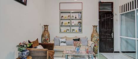 Sitteområde i lobbyen