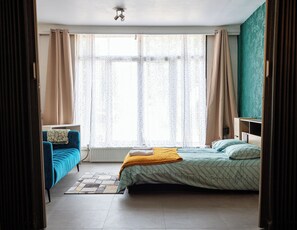 1 Schlafzimmer, schallisolierte Zimmer, Bügeleisen/Bügelbrett, WLAN