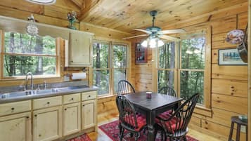 Fridge, microwave, dishwasher, coffee/tea maker