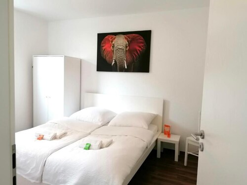 Apartment in central Herne with kitchen, Netflix, Disney Plus, DAZN