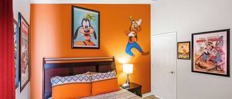 4 habitaciones, tabla de planchar con plancha, cuna de viaje y wifi