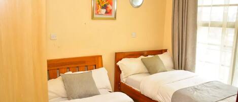 2 chambres, Wi-Fi, literie fournie