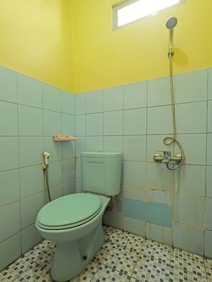 Dusche, Handtücher, Toilettenpapier