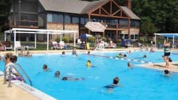 Indoor pool, outdoor pool