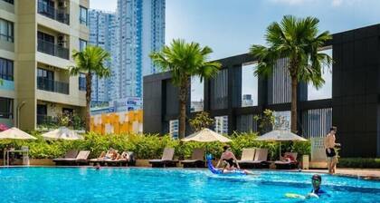 AmbiHOME Large 3Br 2WC river-view Masteri Thao Dien T5