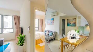 1 bedroom, desk, iron/ironing board, free WiFi