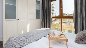 Apartamento, 2 habitaciones, balcón | 2 dormitorios y ropa de cama