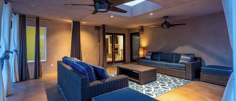 43-inch Smart TV with cable channels