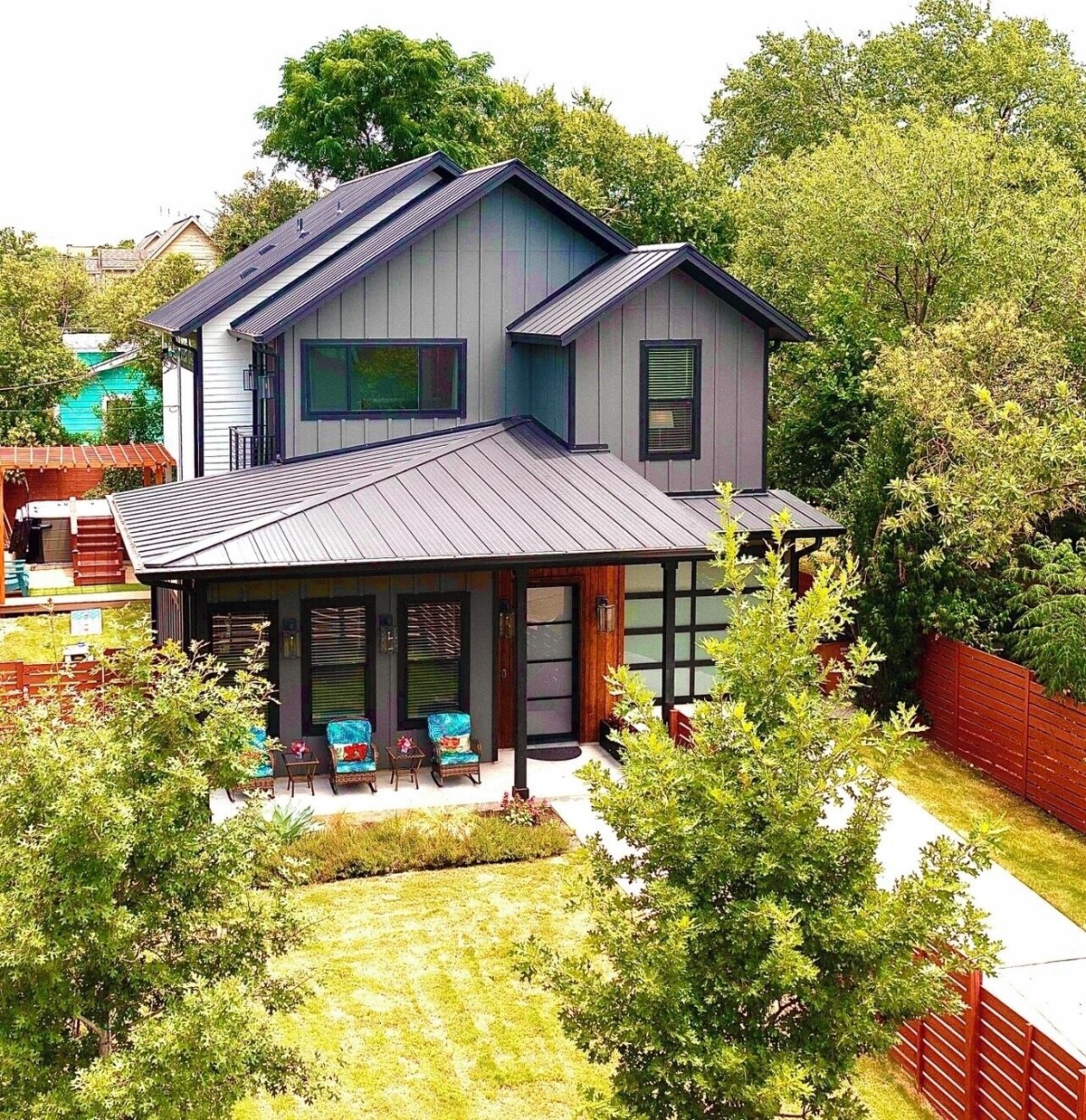 Photo 9 of LUXE Spacious Downtown Retreat; SwimSpa; BBQ&FreeParking; Steps2 Moody&UT&6th St