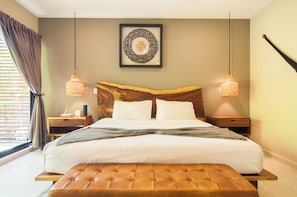 豪華公寓 | 2 間睡房、房內夾萬、遮光窗簾/窗簾、熨斗/熨衫板