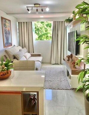 Superior Apartment | Living area - Makambira Residence Flat (Ipojuca)