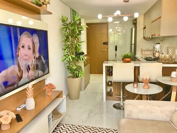 Living area - Makambira Residence Flat (Ipojuca)