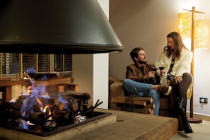 Fireplace - LS Villas Hotel & SPA (Aguas de Sao Pedro)