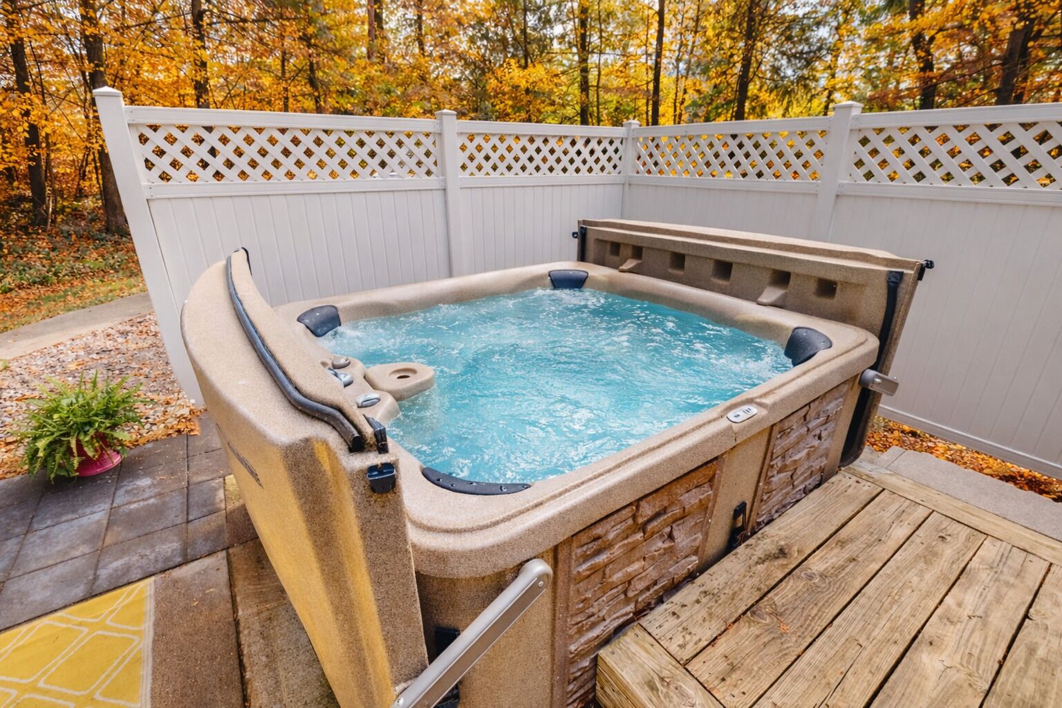 Bain à remous extérieur