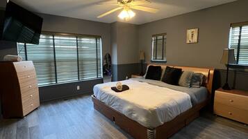 5 slaapkamers, een bureau, gratis wifi, beddengoed