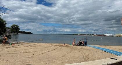 Water views from every window, covered porch & private deck, 7 min walk to beach