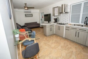 Fridge, microwave, coffee/tea maker, toaster - EcoMar Rentals #2: Tropical Nature, Beach & Pool (Cabo Rojo)