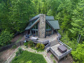 Exterior - Woodhaven | Private, Pet Friendly, Hot Tub &  Mountain View! (Black Mountain)