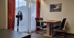 Dining - Holiday Apartment "Haus Erika 2" with Mountain View, Private Terrace & Wi-Fi (Bad Teinach-Zavelstein)