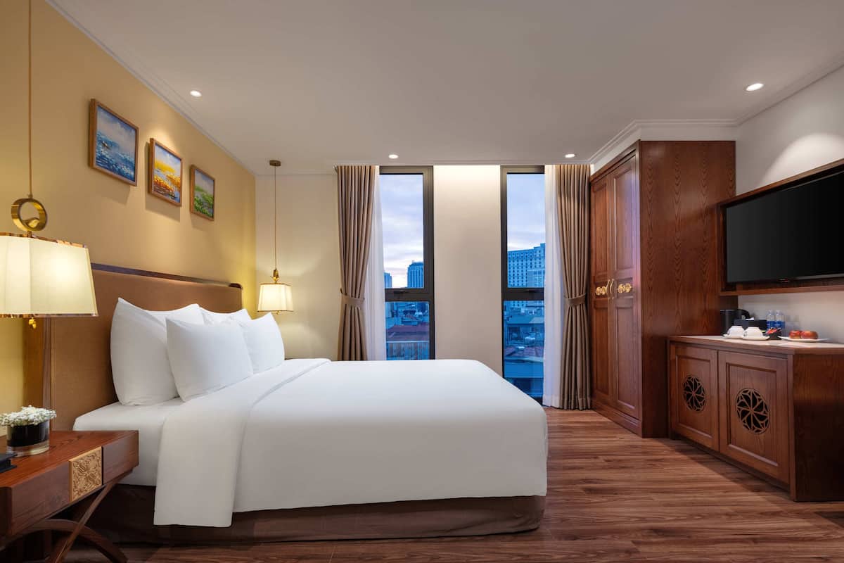 Chambre Double Exécutive | 1 chambre, literie hypoallergénique, bureau, chambres insonorisées