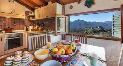 Family Friendly Rosa House Amazing View, Barga, Italy