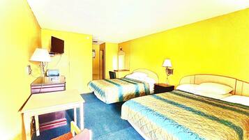 Habitació doble bàsica | Bany | Dutxa i tovalloles