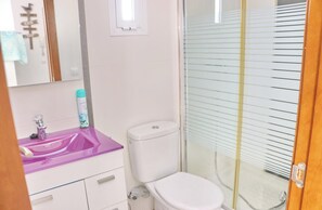 Douche, séchoir à cheveux