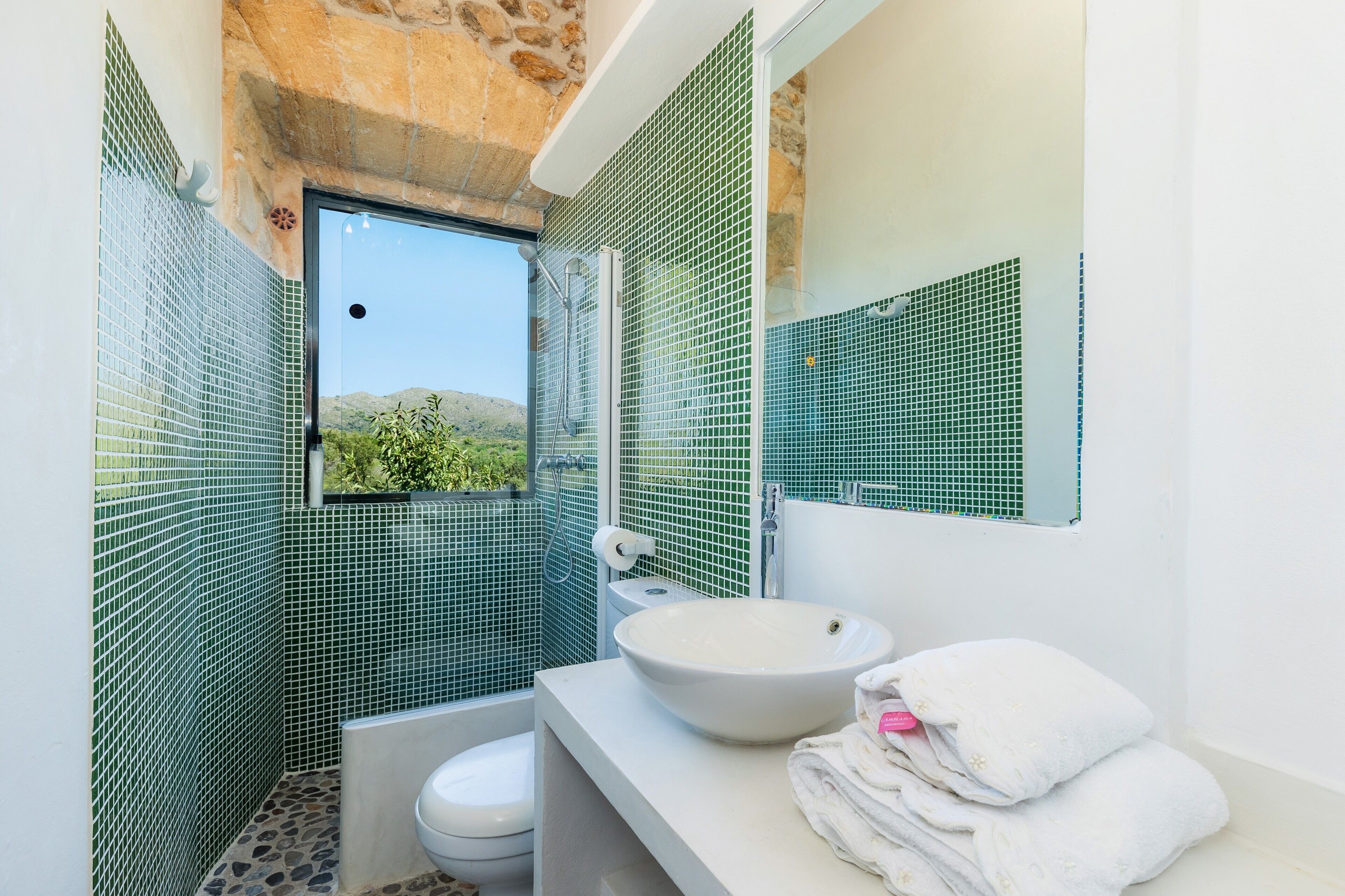 Bathtub, hair dryer, towels