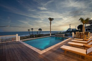 Large Pool Overlooking Ocean - Oceanfront Pool • Outdoor Kitchen • Putting Green! (Folly Beach)