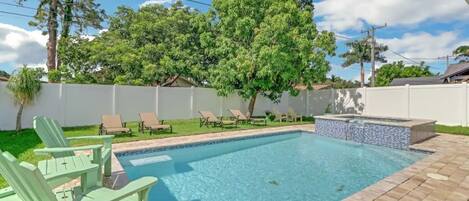 Private outdoor pool