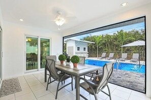 Outdoor Furniture With Pool View