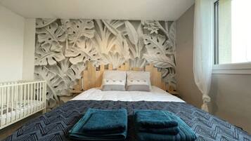 4 chambres, bureau, fer et planche Ă repasser, Wi-Fi gratuit