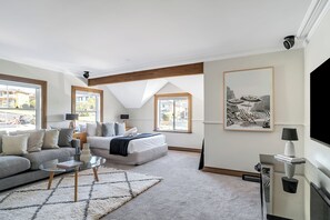 Smart-TV, peis og kontorer