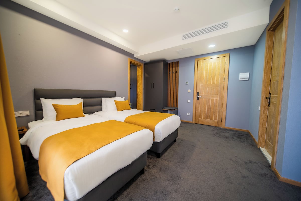Hypoallergeen beddengoed, een minibar, gratis wifi, beddengoed