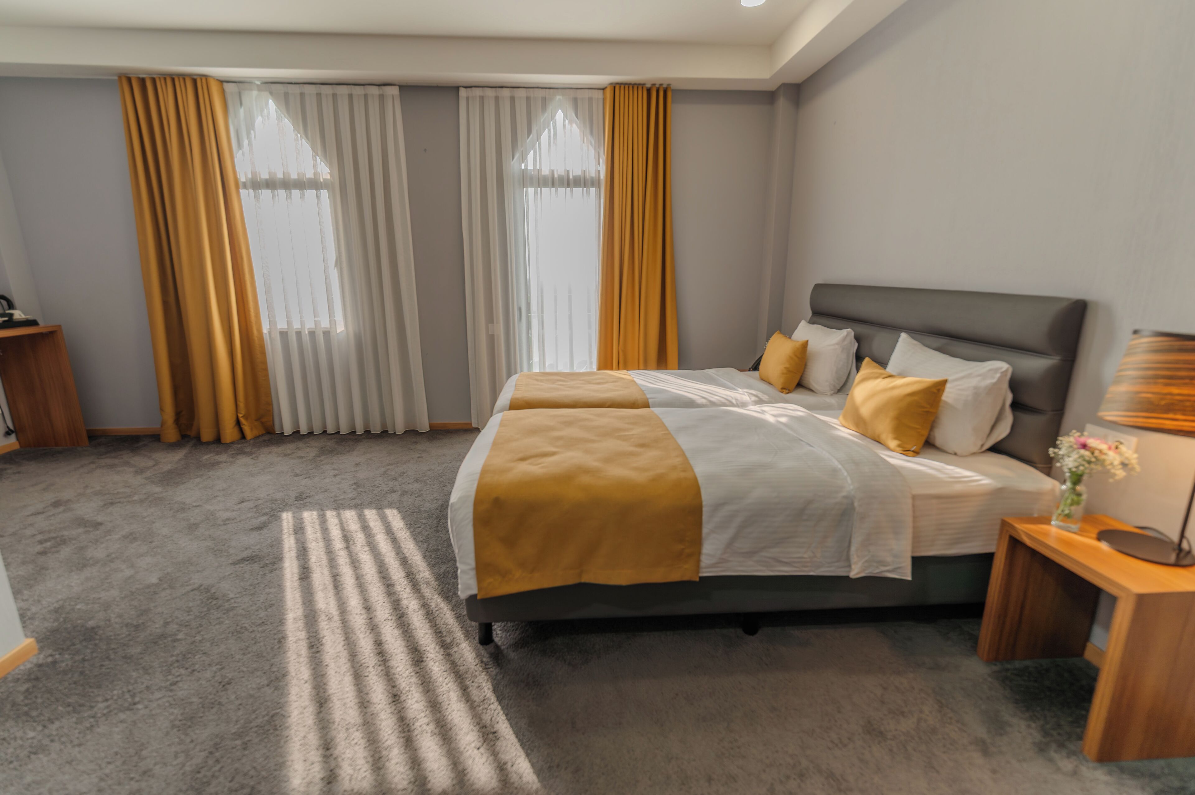 Standard-Zweibettzimmer | Allergikerbettwaren, Minibar, kostenloses WLAN, Bettwäsche