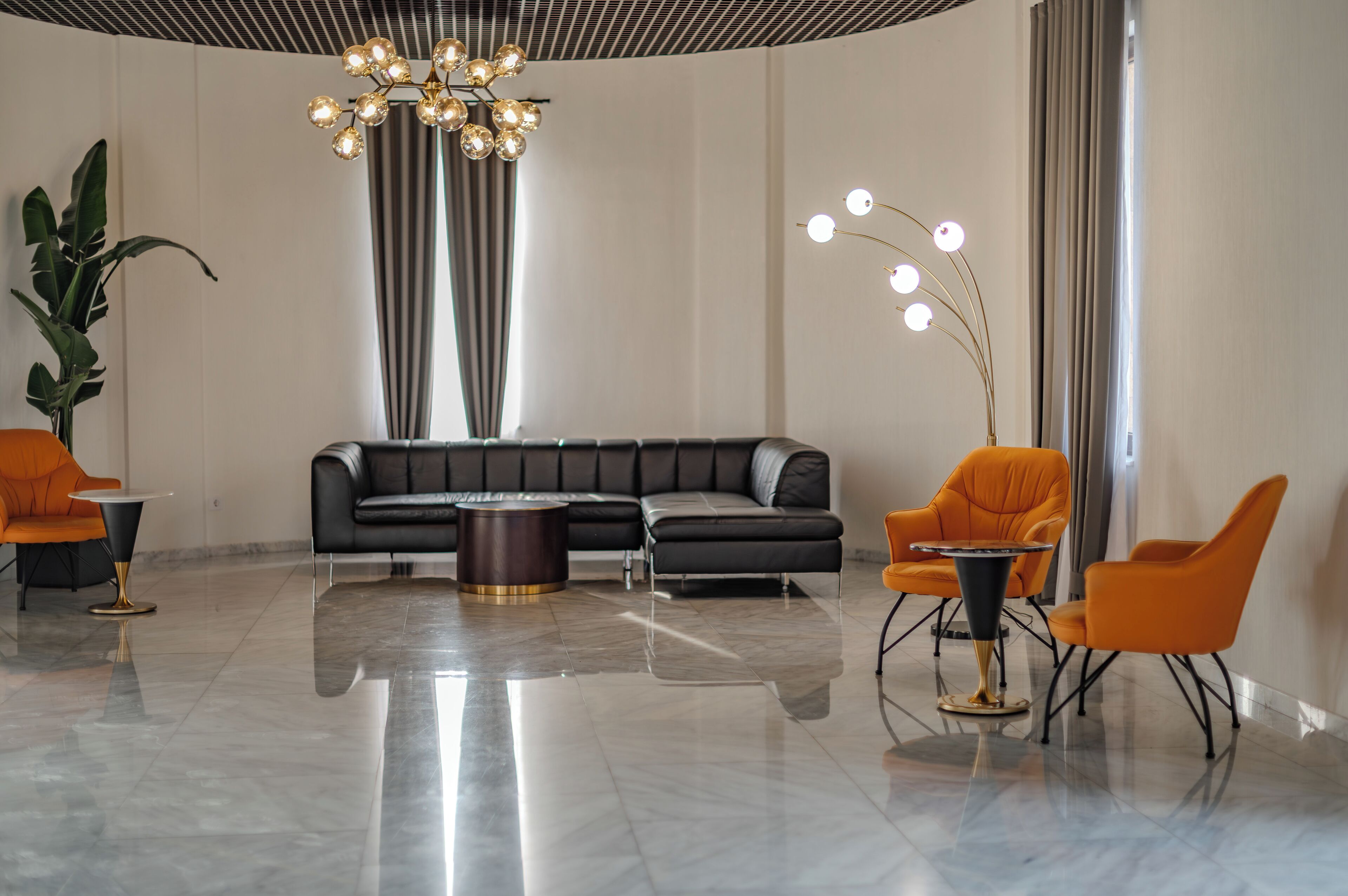 Sala de estar en el lobby