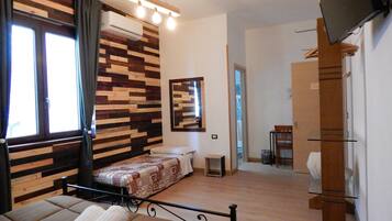 Quarto triplo design | 1 quarto, roupas de cama premium, edredons de pluma