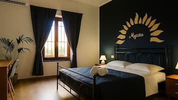 Design-dobbeltværelse | 1 soveværelse, premium-sengetøj, dundyner