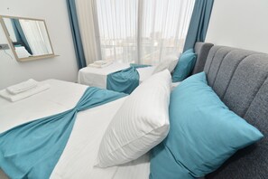 2 bedrooms, premium bedding, pillow-top beds, individually furnished