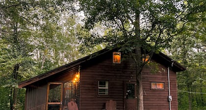 Secluded pet friendly cabin on 40 acres with frontage on the Kettle River