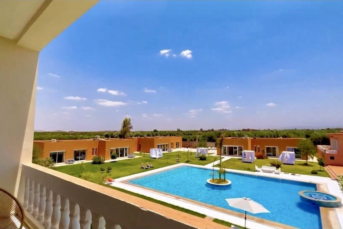 Premium Villa, 3 Bedrooms, Balcony, Pool View | Terrace/patio