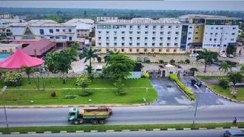 Voorkant van accommodatie