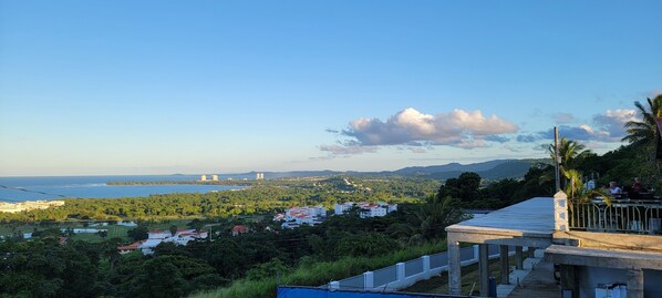 Udsigt fra overnatningsstedet