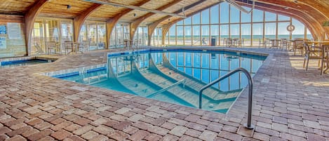 Indoor pool, a heated pool