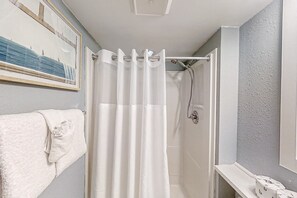 Hair dryer, towels - Sands Ocean Club, Unit 1629 | Condo in Myrtle Beach with resort amenities (Myrtle Beach)