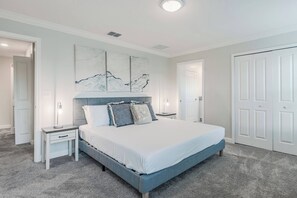 4 bedrooms, iron/ironing board, travel crib, WiFi