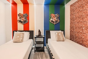 4 bedrooms, iron/ironing board, travel crib, WiFi