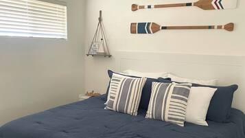 1 多间卧室、熨斗/熨衣板、WiFi、床单